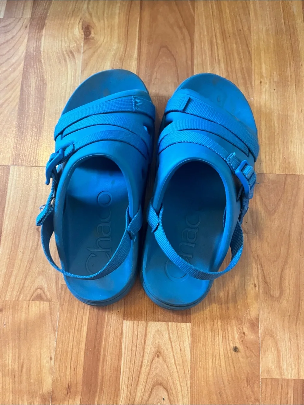 Chaco Kids Chillos Blue Sport Sandals with Adjustable Straps